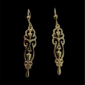 Carolyn Pollack Sterling Silver Gold Tone Drops